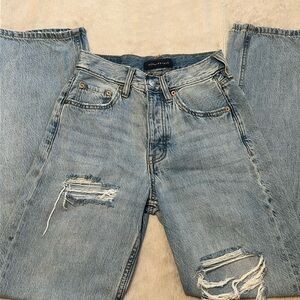 Light Blue Distressed Jeans